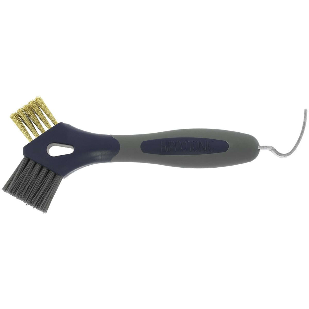 Hippotonic Hoof Pick 3-in-1 Metal Brush Navy