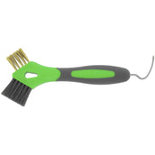 Hippotonic Hoof Pick 3-in-1 Metal Brush Green