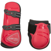 Lami-Cell Tendon Protectors and Fetlock Boots Red