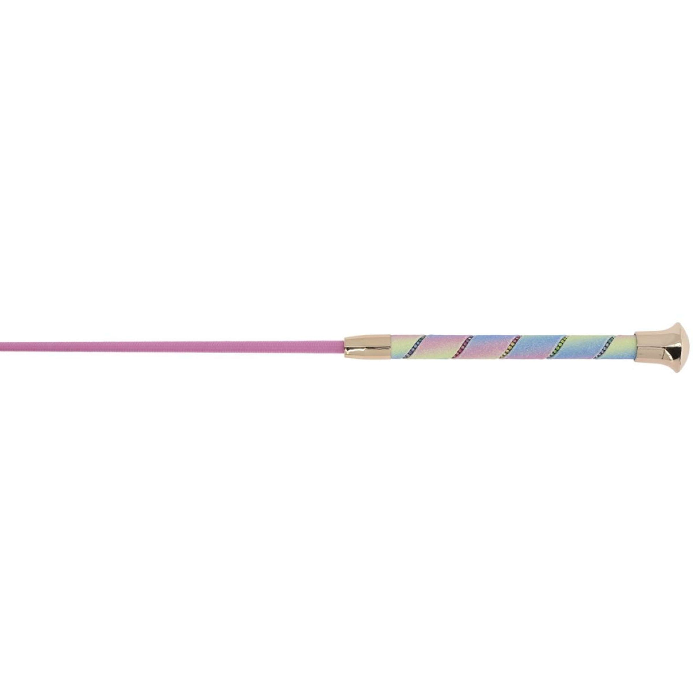 Whip & Go Dressage Whip Strassy Rainbow