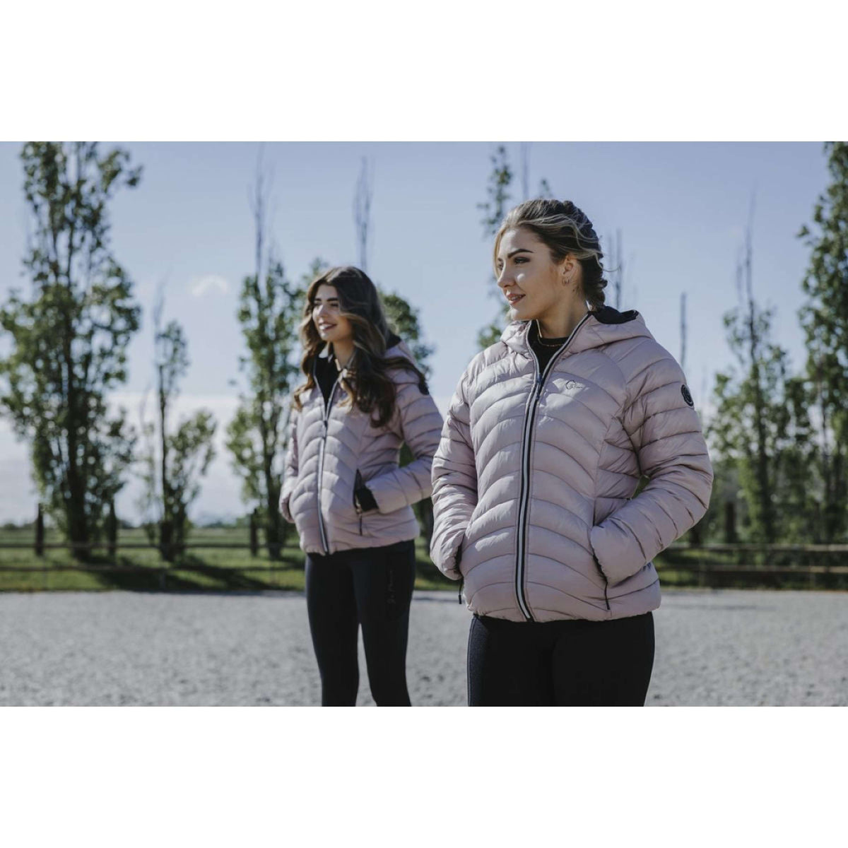 EQUITHÈME Jacket Lutha Je T'aime Black/Pink