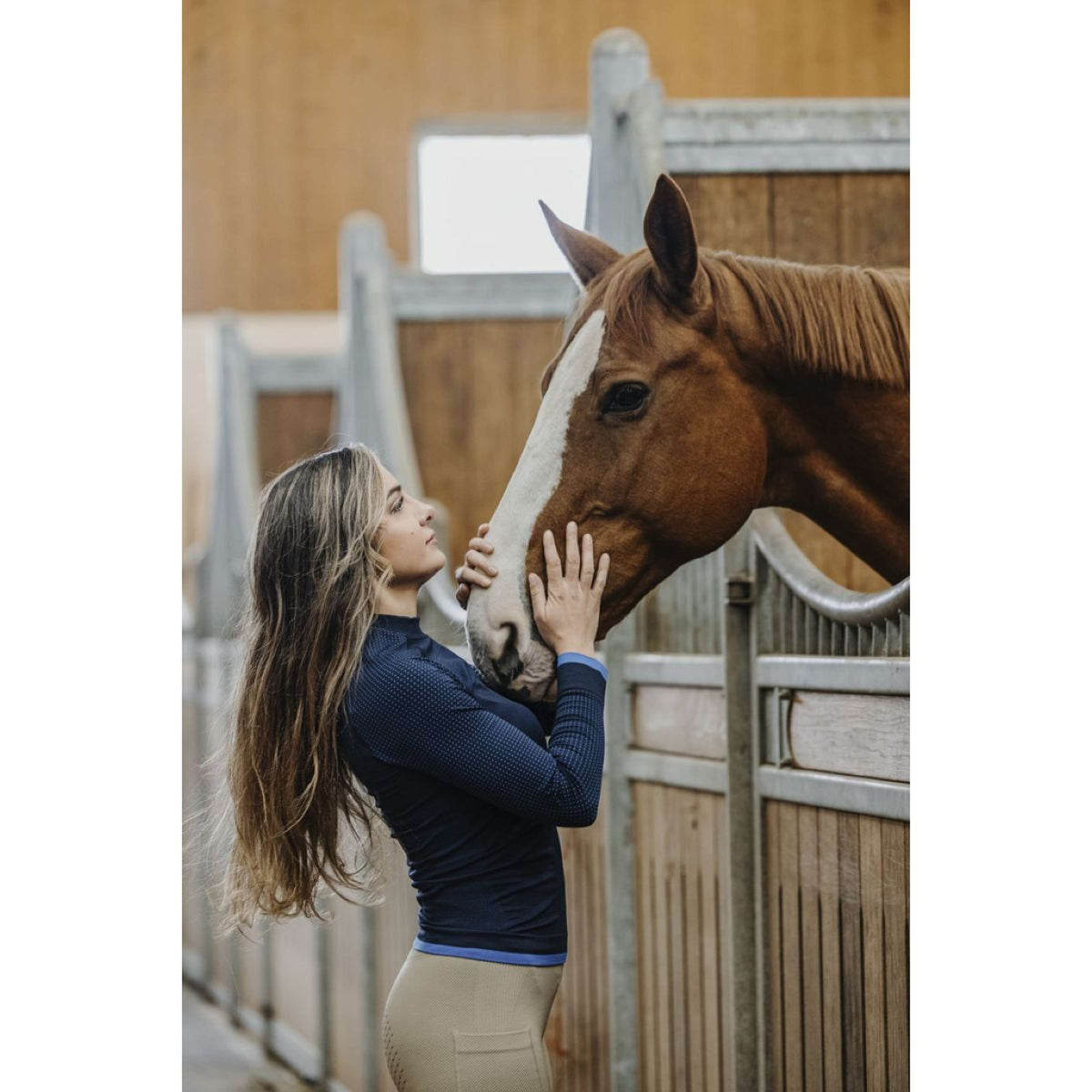 EQUITHÈME Shirt Marie Seamless Navy