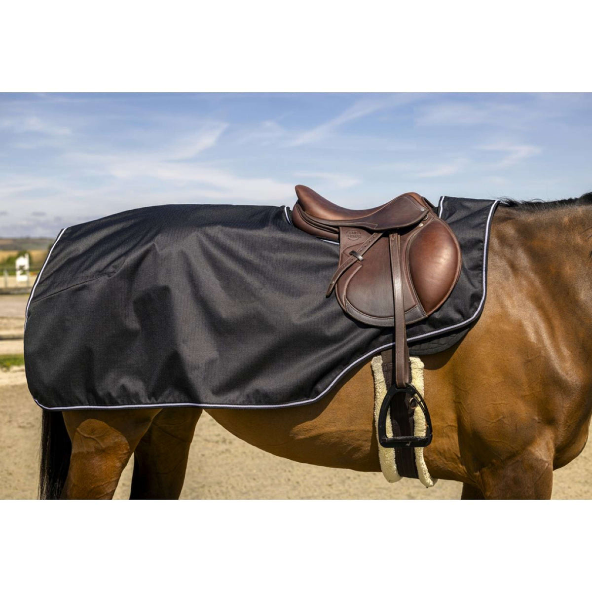 EQUITHÈME Exercise Rug Tyrex 600D Black