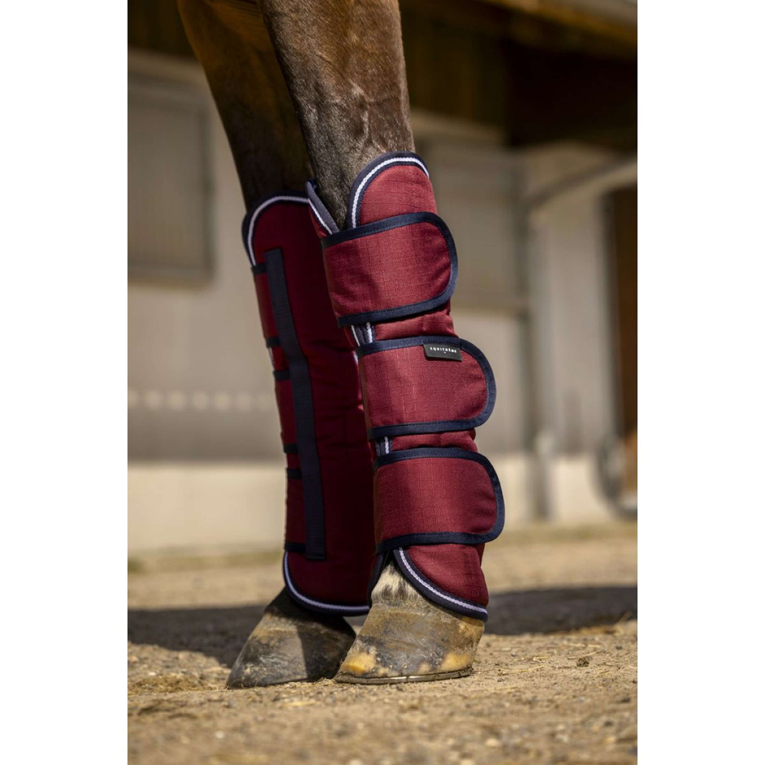 EQUITHÈME Transport Protectors 1200D Burgundy