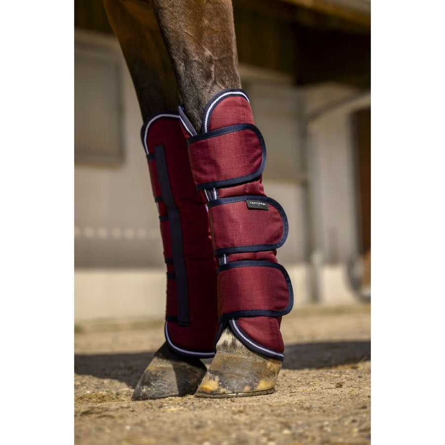 EQUITHÈME Transport Protectors 1200D Burgundy