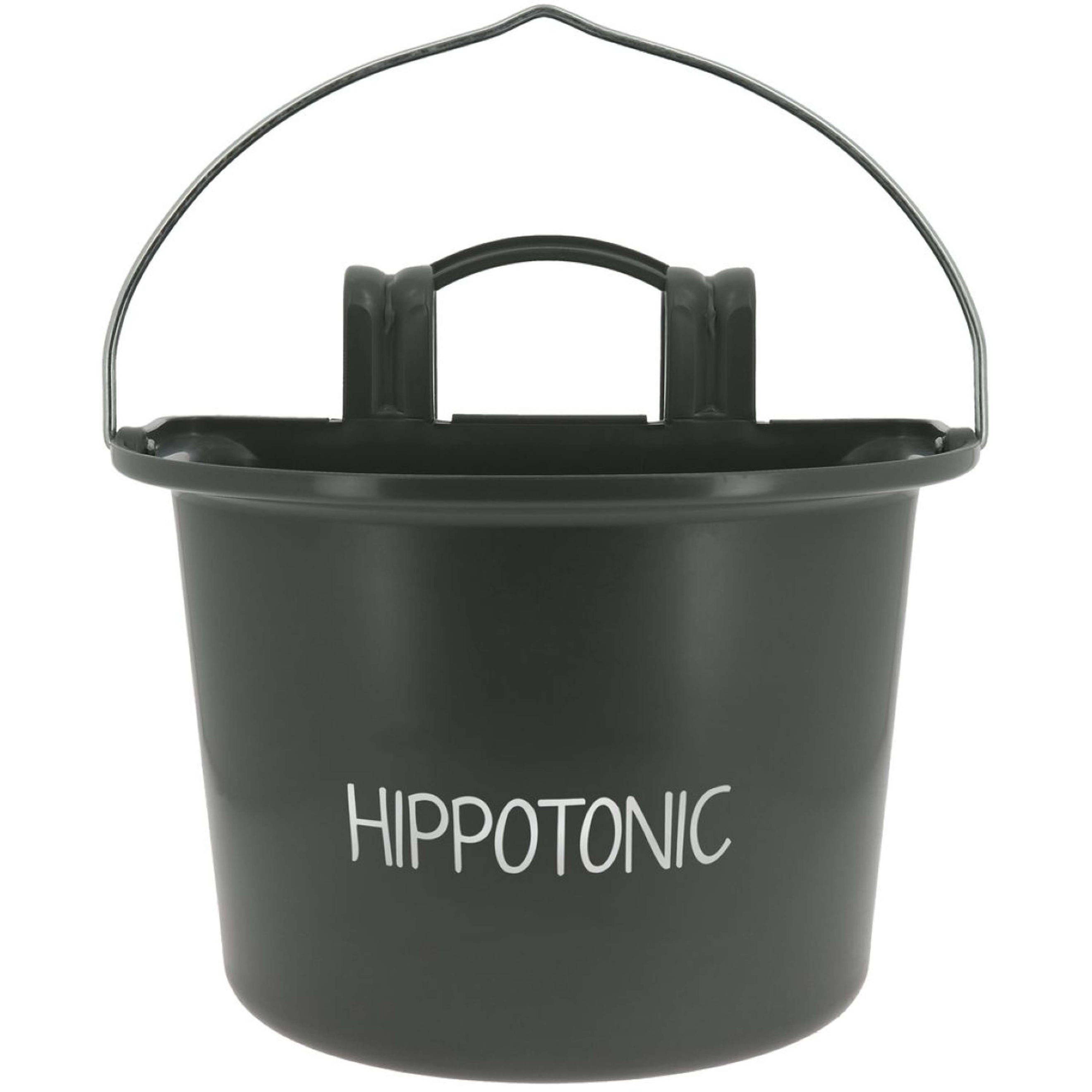 Hippotonic Food Bowl with a Handle DarkGrey