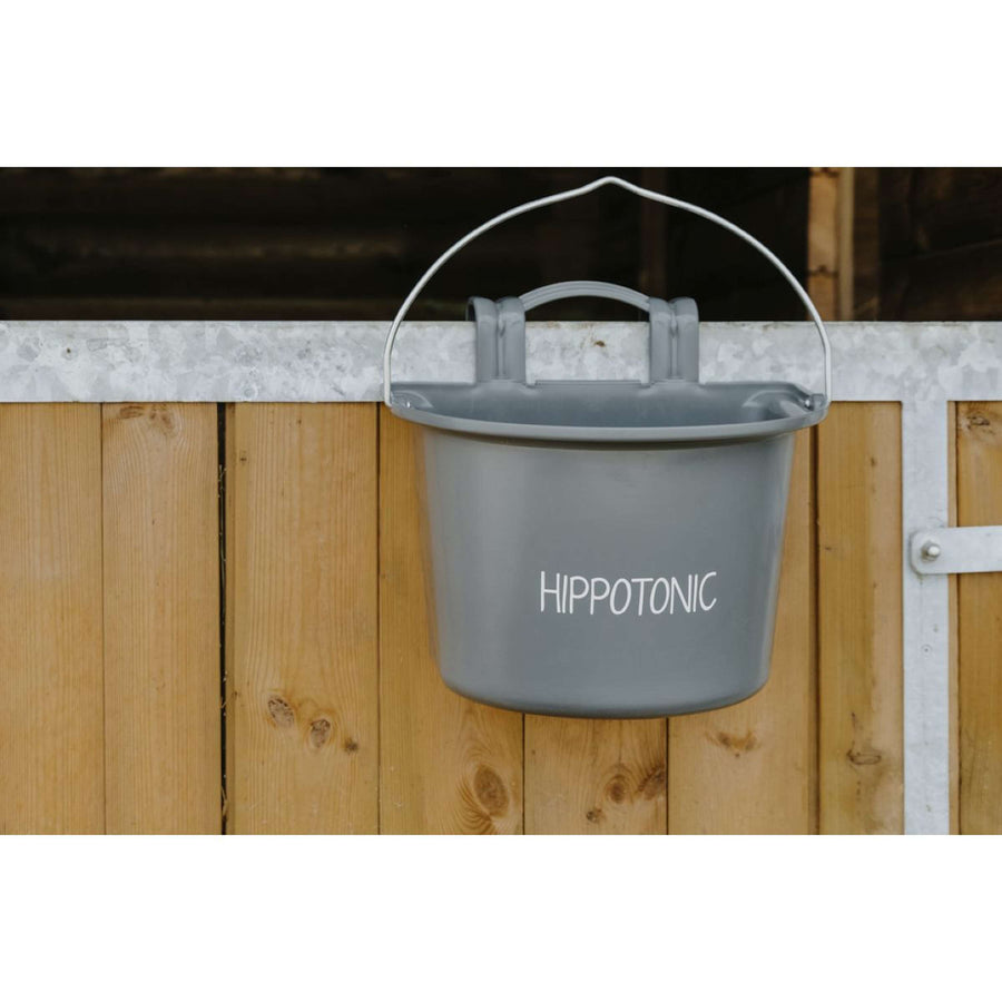Hippotonic Food Bowl with a Handle Darkgrey