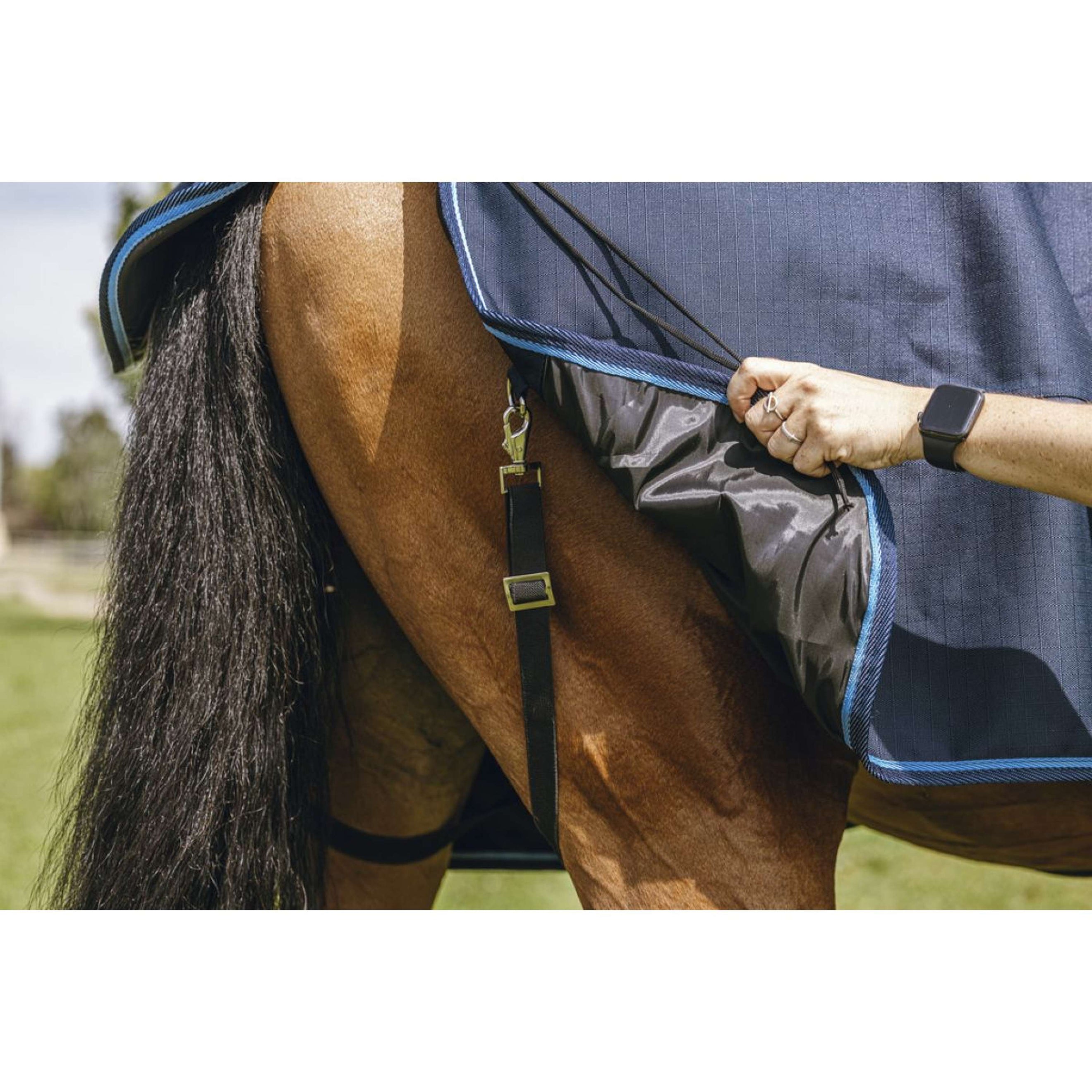 Riding World Outdoor Rug Eco 600D Combo 220g Navy Riding World Outdoor Rug Eco 600D Combo 220g Navy