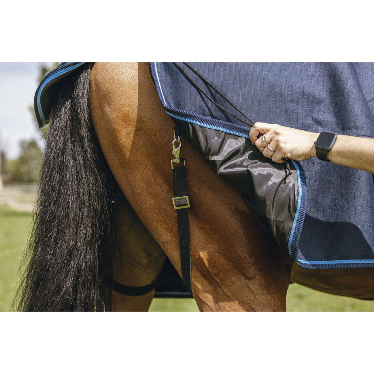 Riding World Outdoor Rug Eco 600D Combo 0g Navy