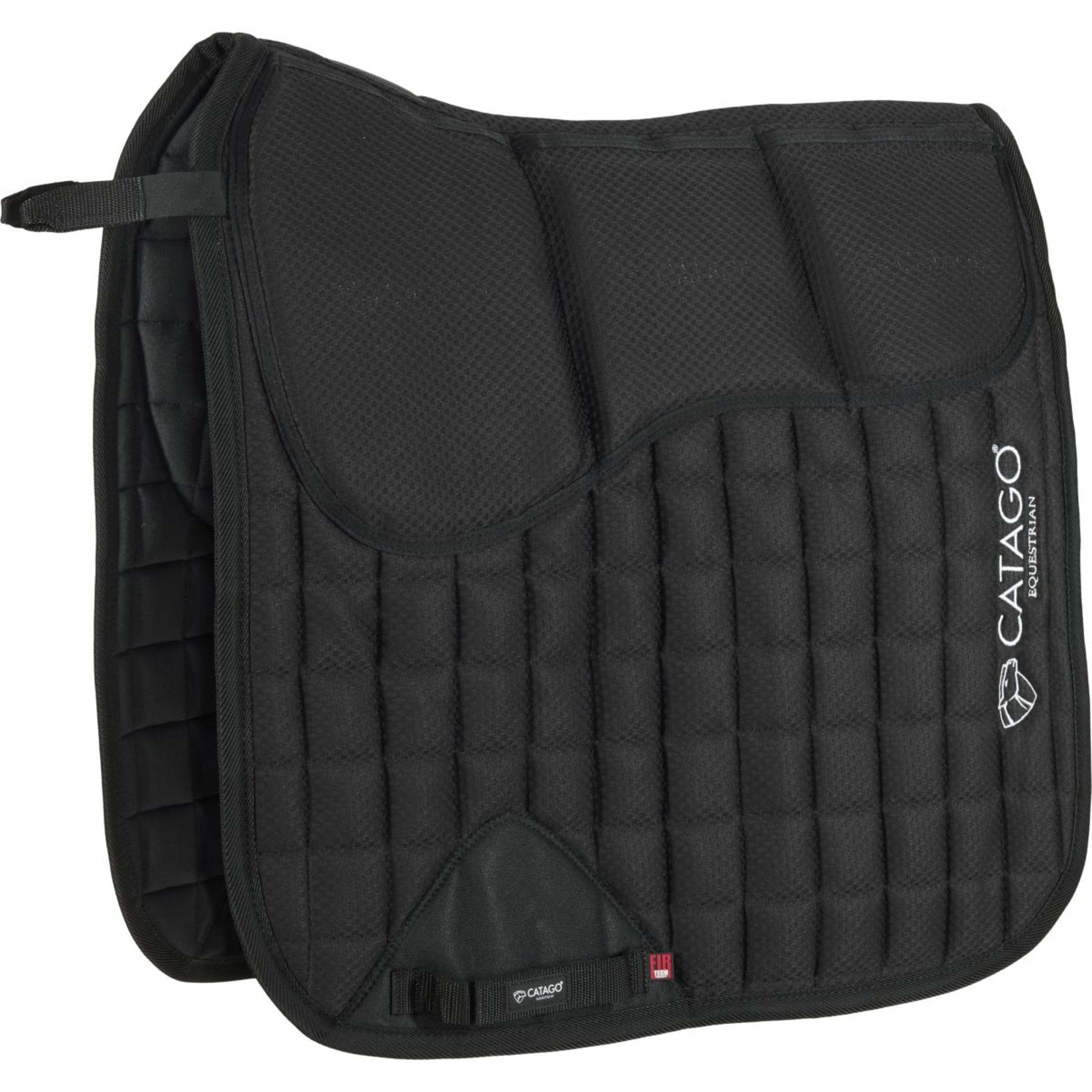 Catago Half Pad FIR-Tech Correction Dressage Black