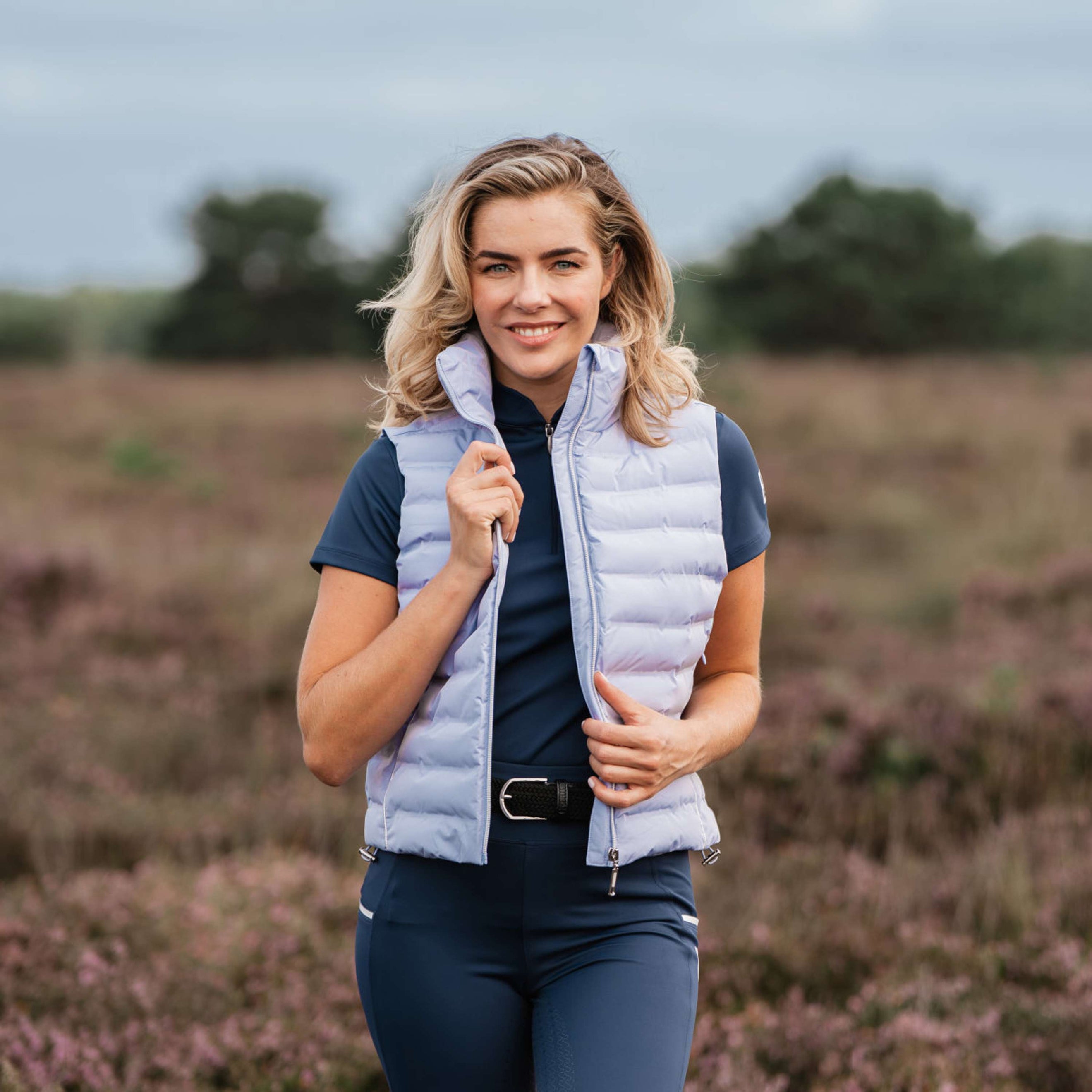 EQPRO Bodywarmer Agatha Lilac Coral