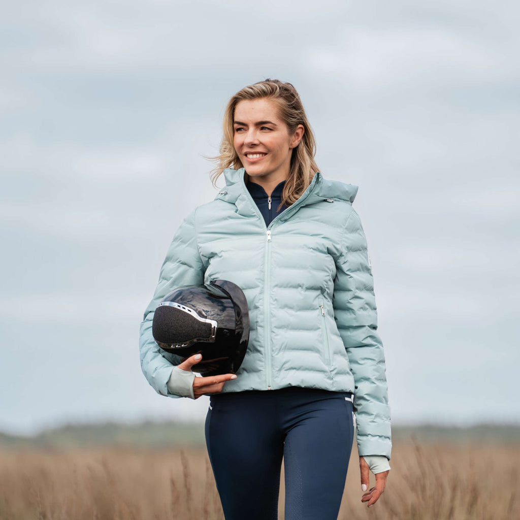 EQPRO Jacket Violet Quilted Blue Reef