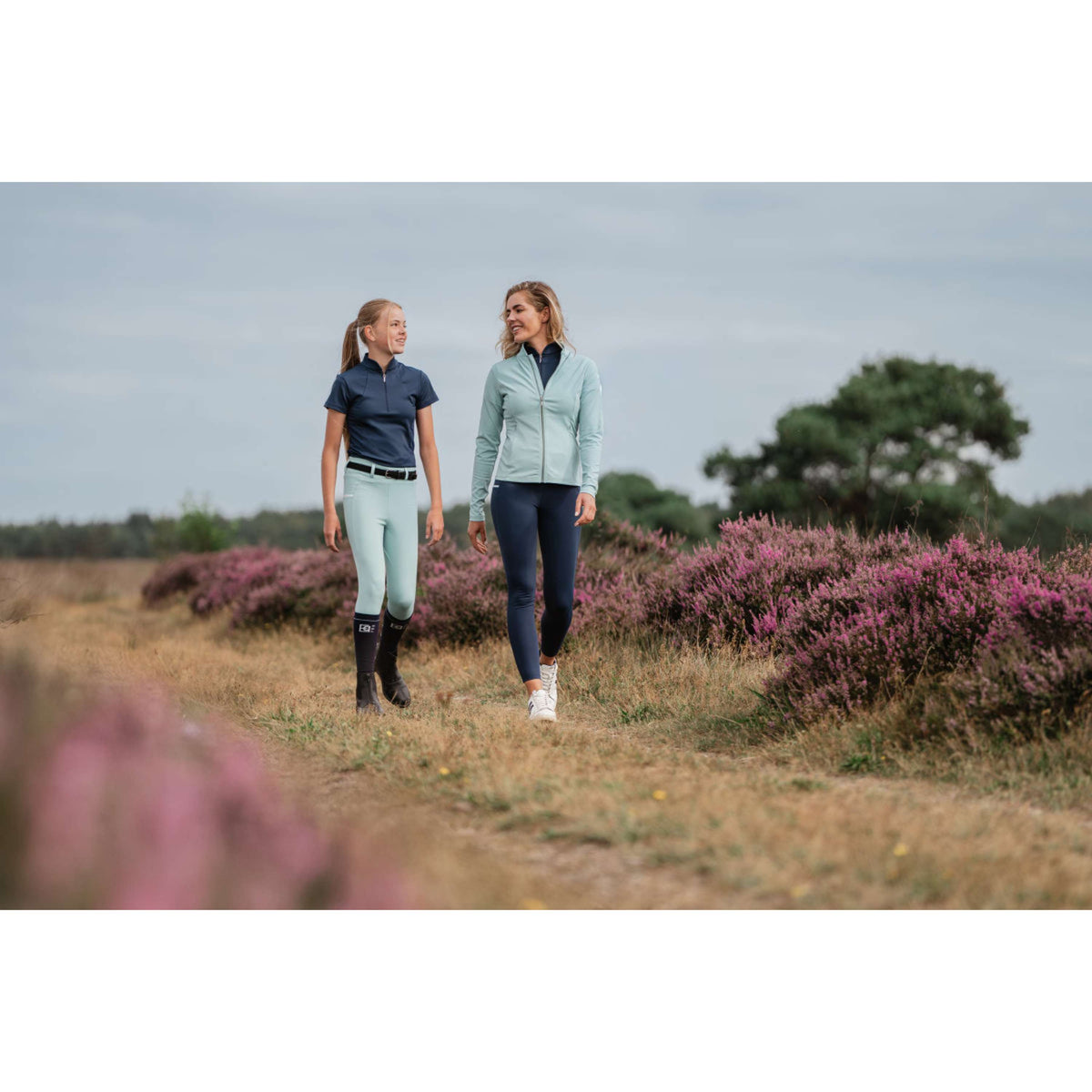 EQPRO Riding Legging Sofia Full Grip Blue Reef