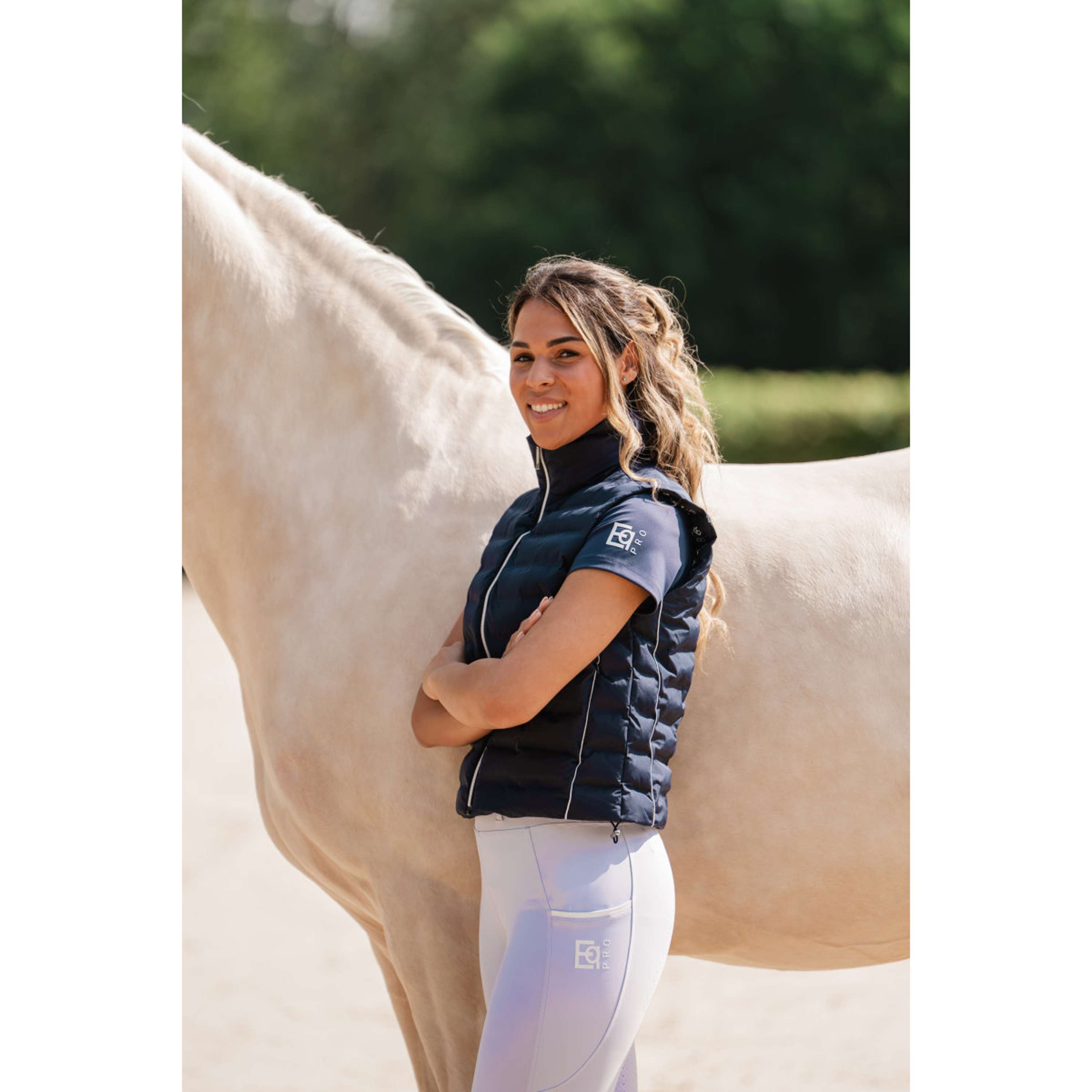 EQPRO Riding Legging Sofia Full Grip Lilac Coral