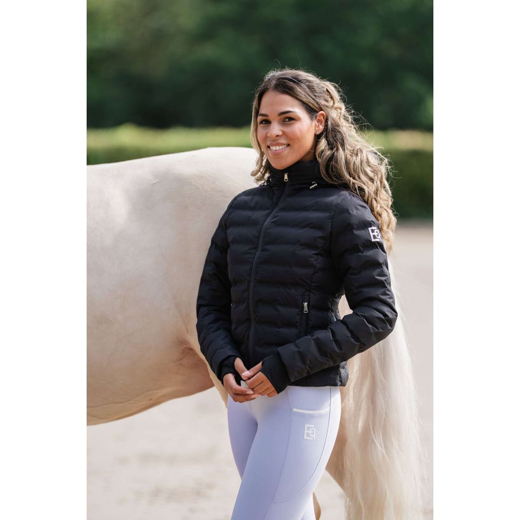 EQPRO Jacket Violet Quilted Black