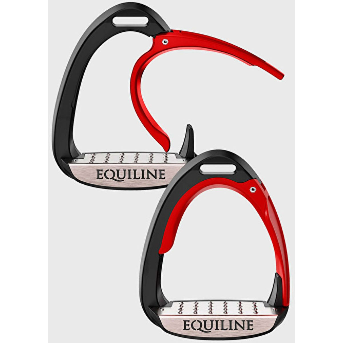 Equiline Safety Stirrups X-Cel Jumping Red