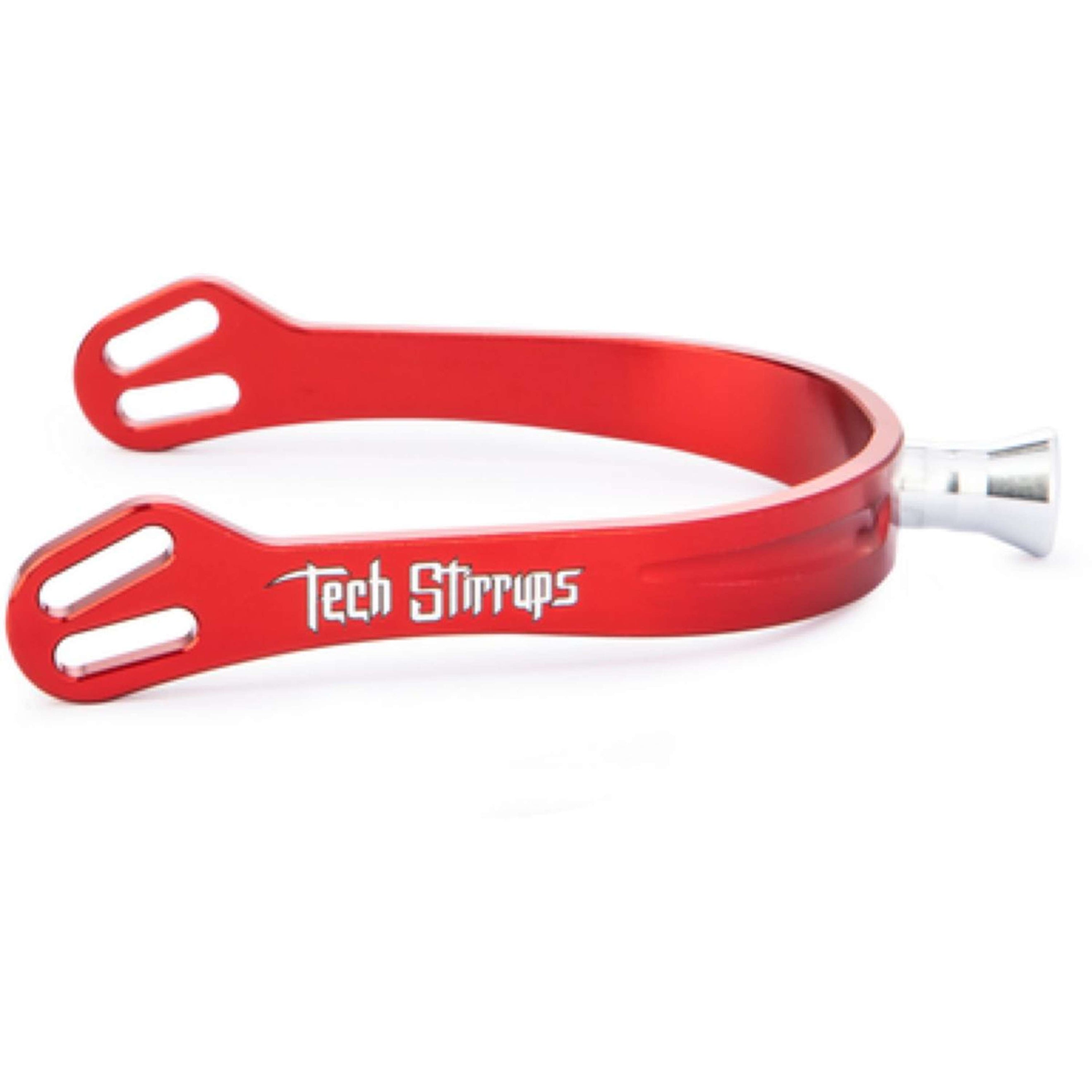 Tech Stirrups Ball-end spurs Verona Flat Tips Red