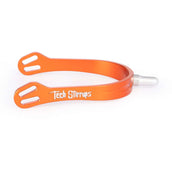 Tech Stirrups Ball-end spurs Verona Long Tips Orange