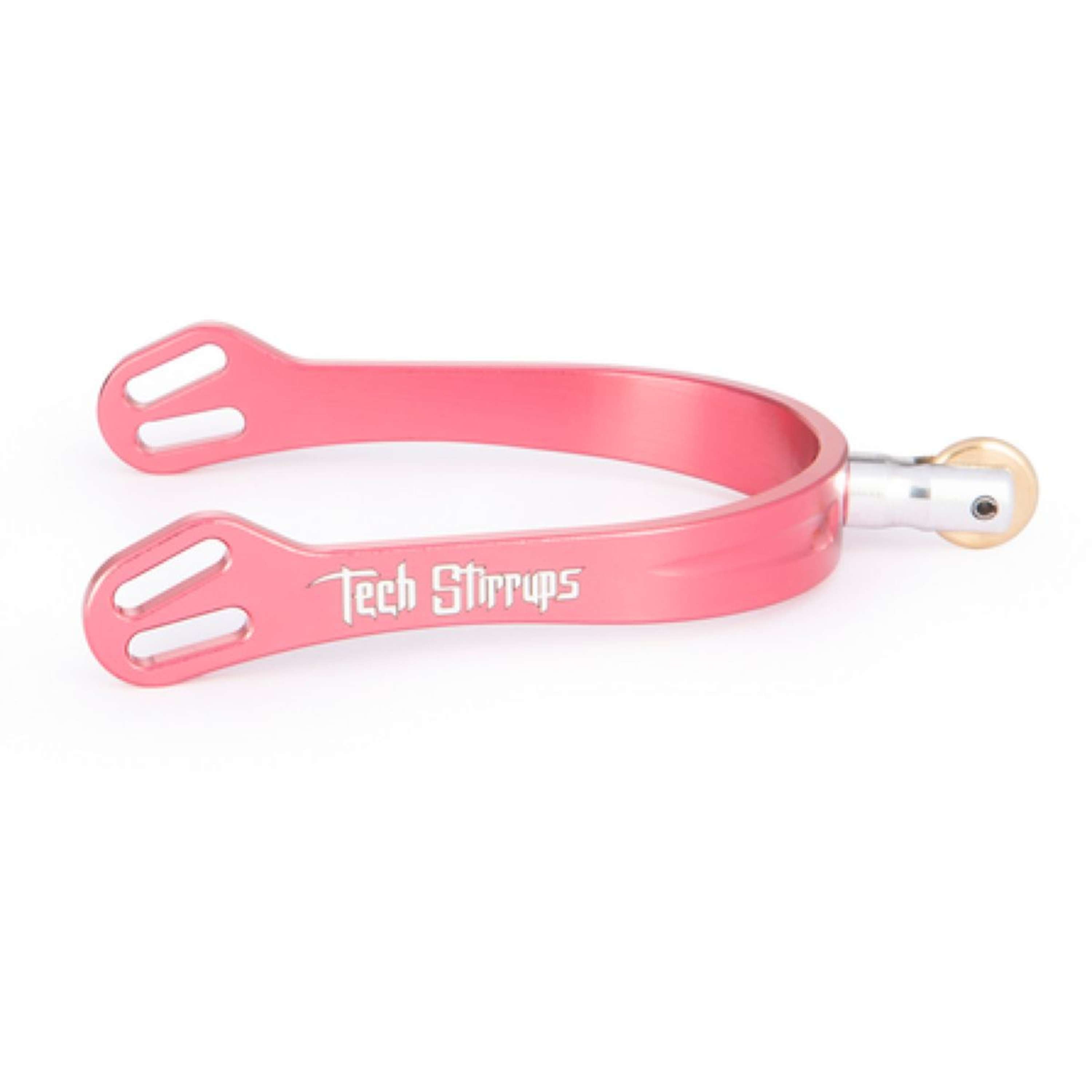 Tech Stirrups Wheel Spurs Verona Rowel Tips Pink
