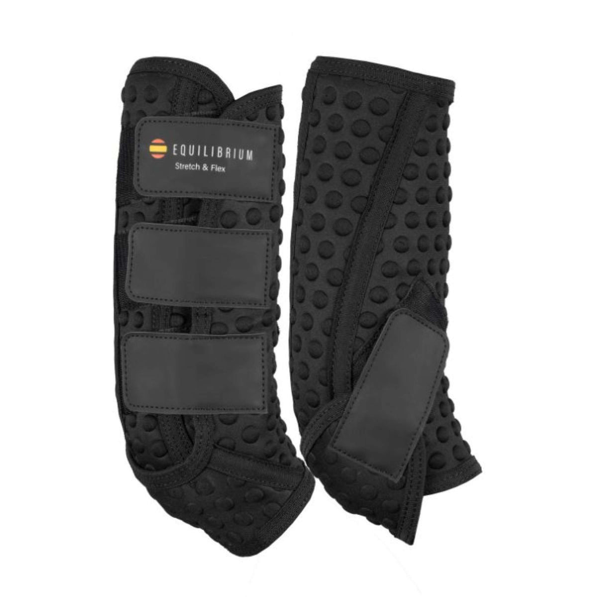 Equilibrium Leg Protectors Stretch & Flex Training Black