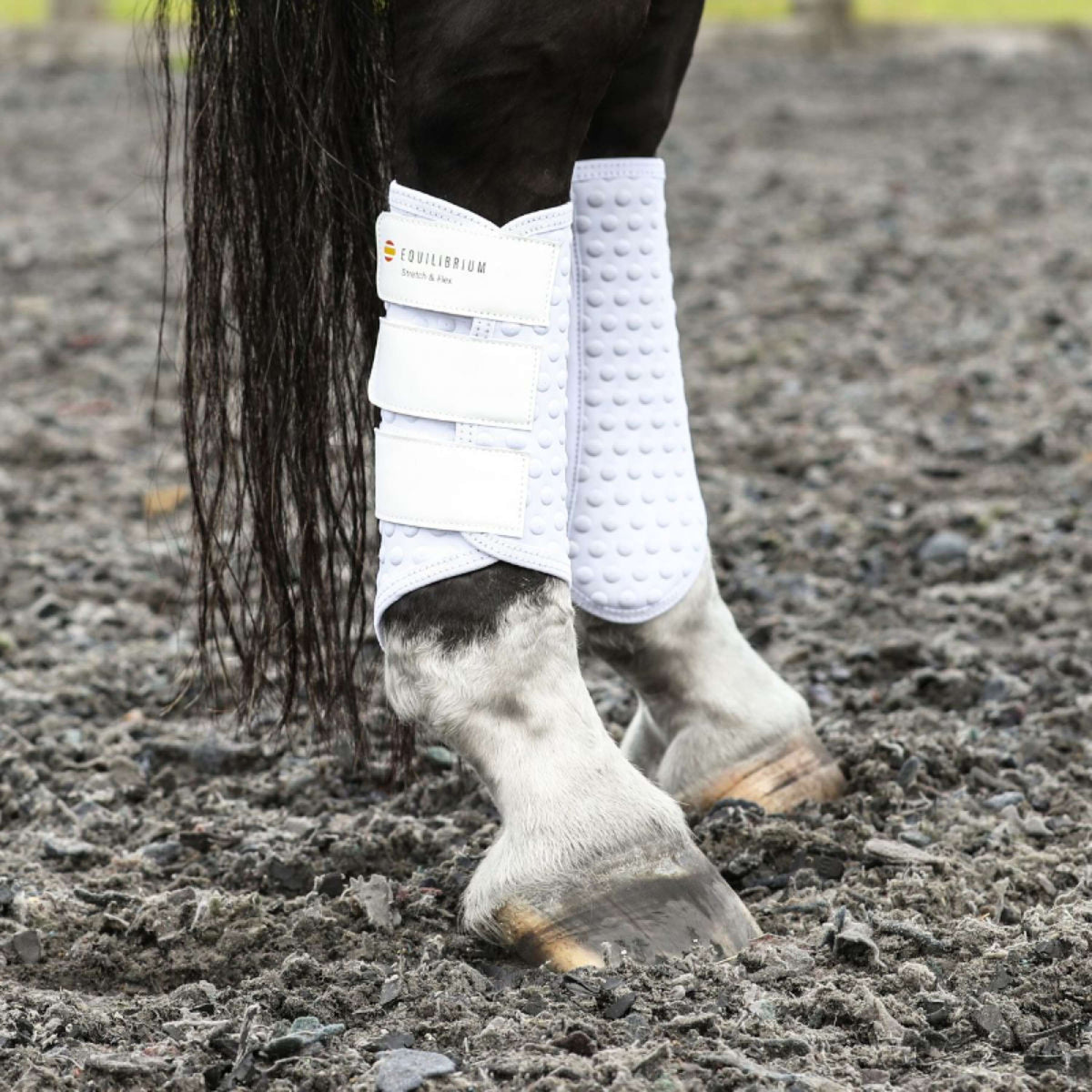 Equilibrium Leg Protectors Stretch & Flex Flatwork White