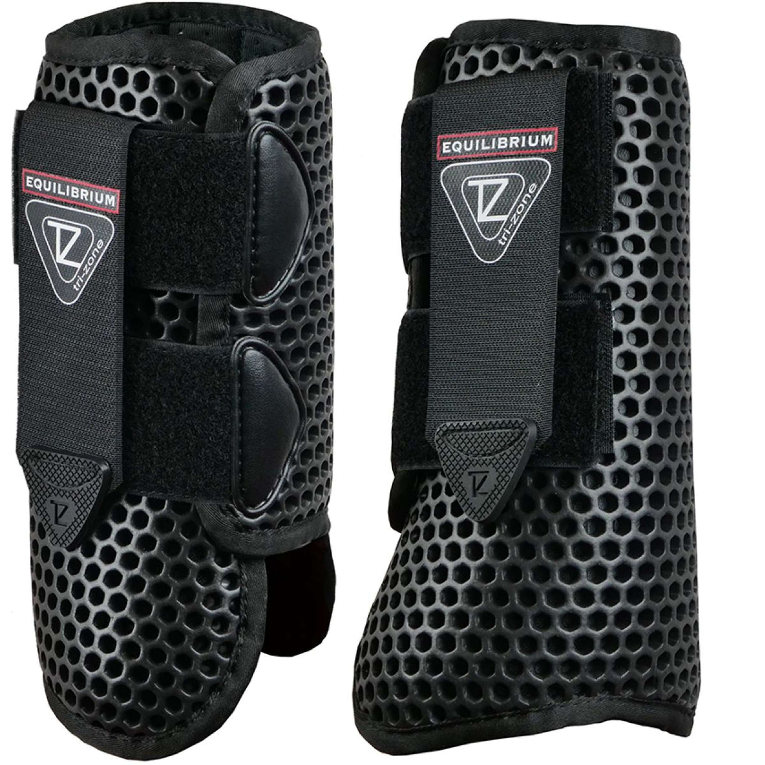 Equilibrium Leg Protectors Tri-Zone All Sports Black