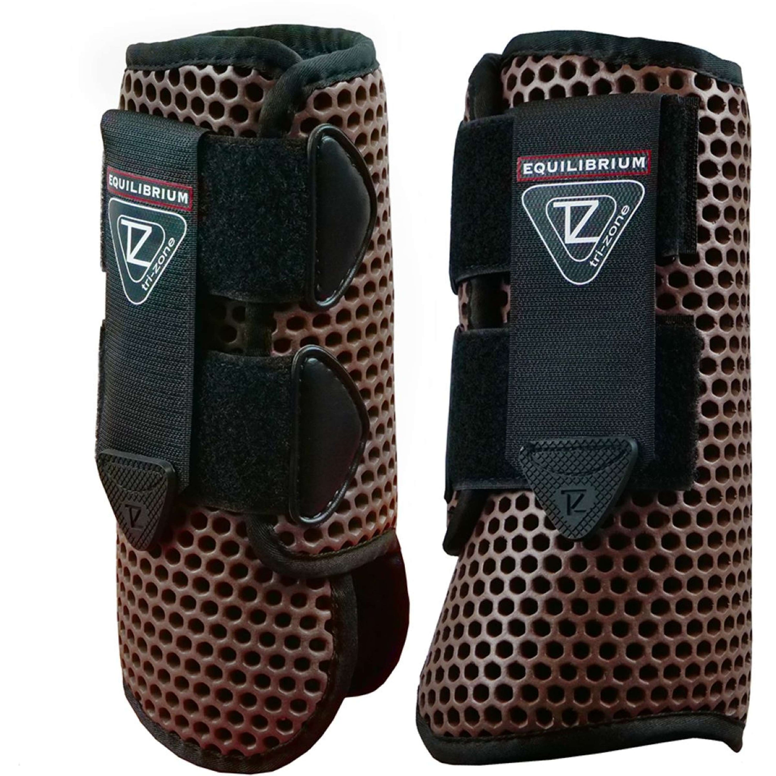 Equilibrium Leg Protectors Tri-Zone All Sports Brown