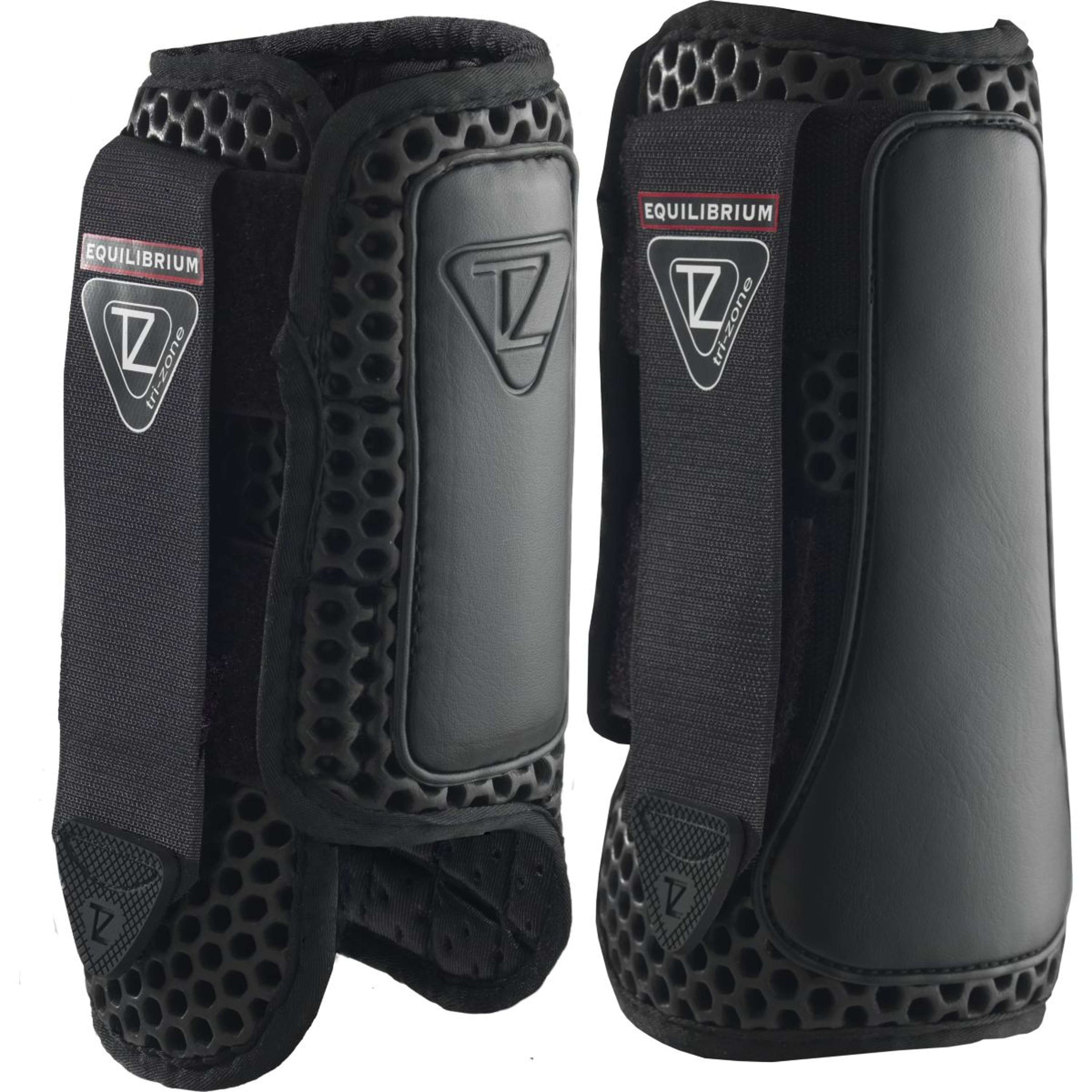 Equilibrium Leg Protectors Tri-Zone Impact Sports For Black