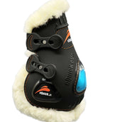 eQuick Fetlock Boots eVo Fluffy Elastic Black