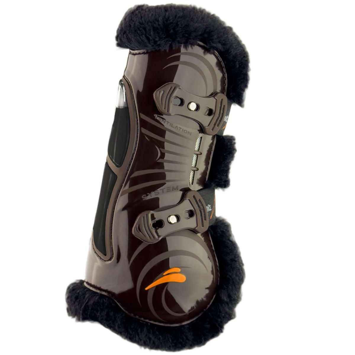 eQuick Tendon Boots Airshock legend Fluffy Brown