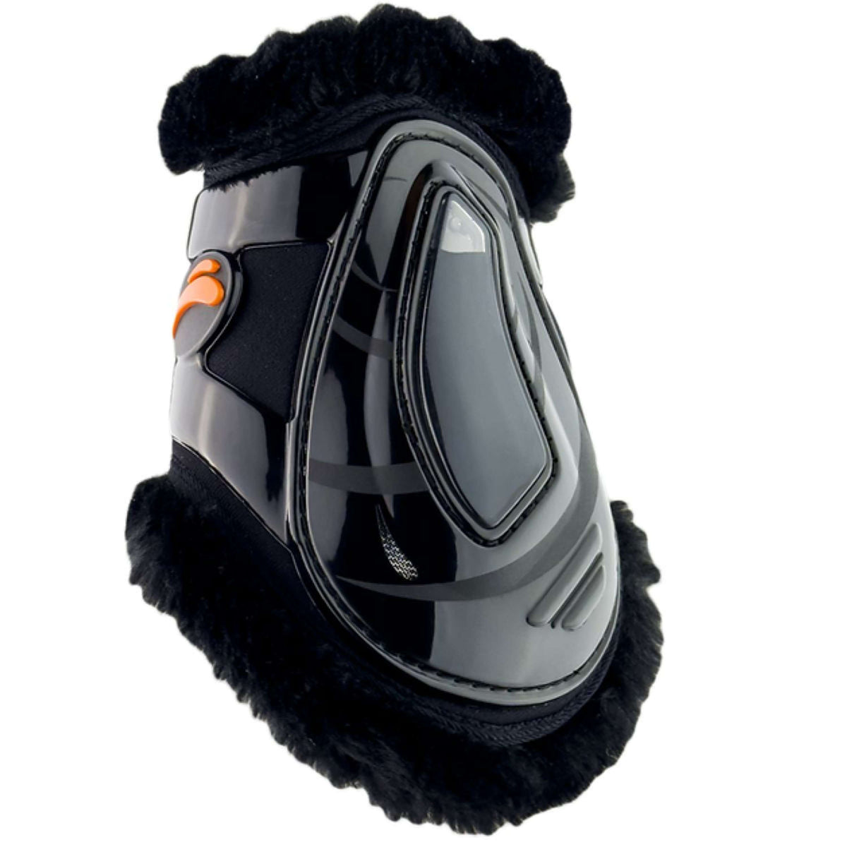 eQuick Tendon Boots Airshock legend Fluffy Back Black