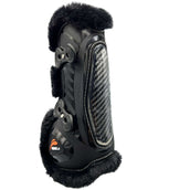 eQuick Tendon Boots Carbon Shock Fluffy Black