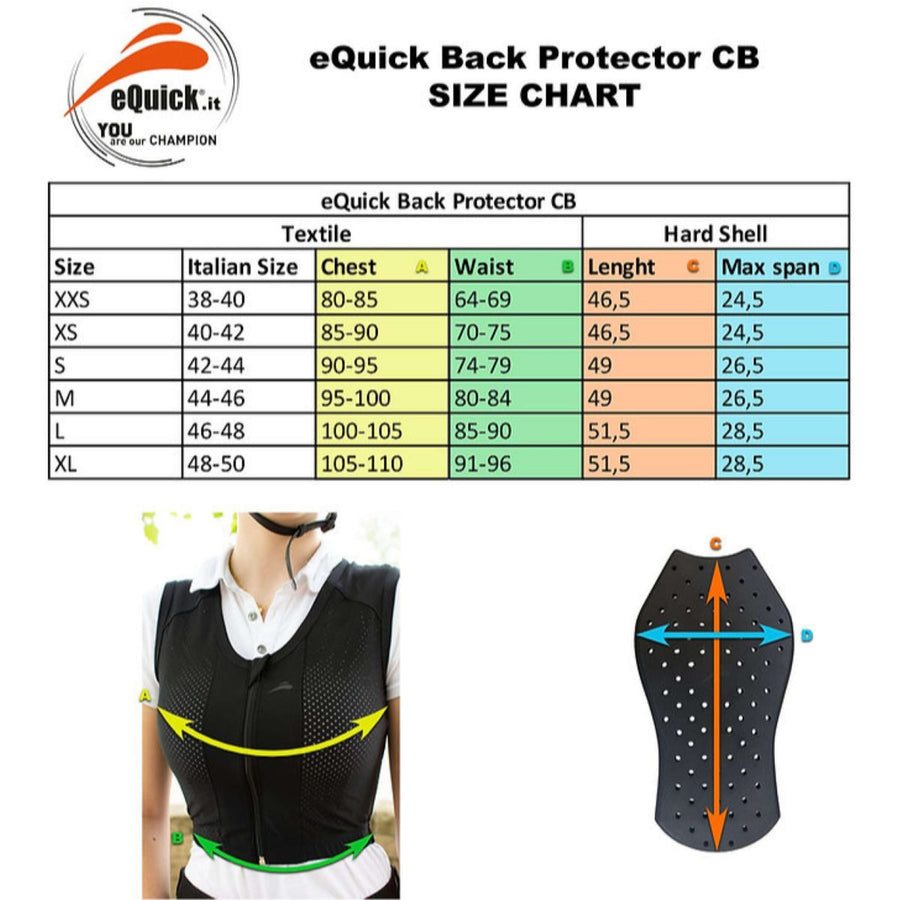 eQuick Back Protector CB Black