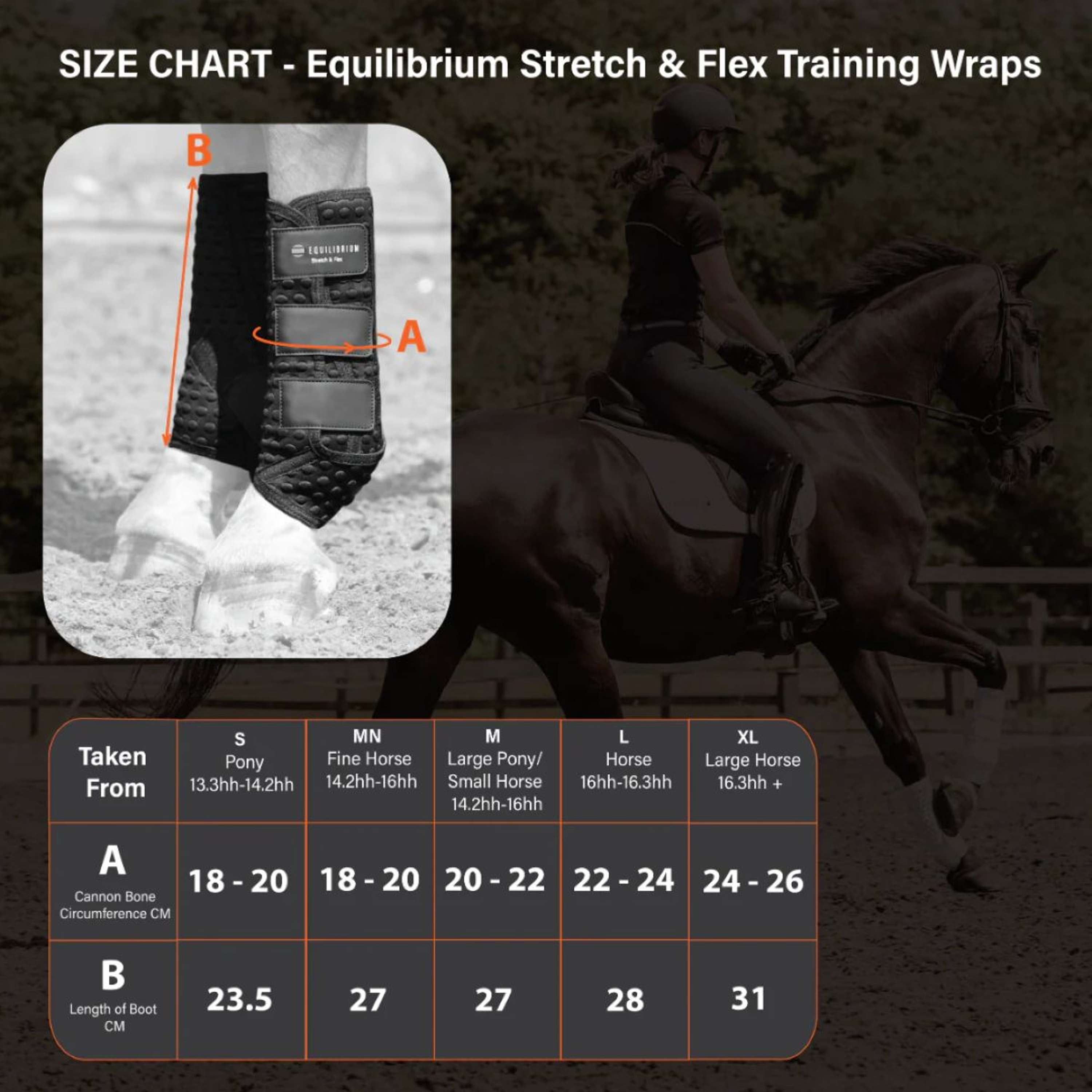 Equilibrium Leg Protectors Stretch & Flex Training Black