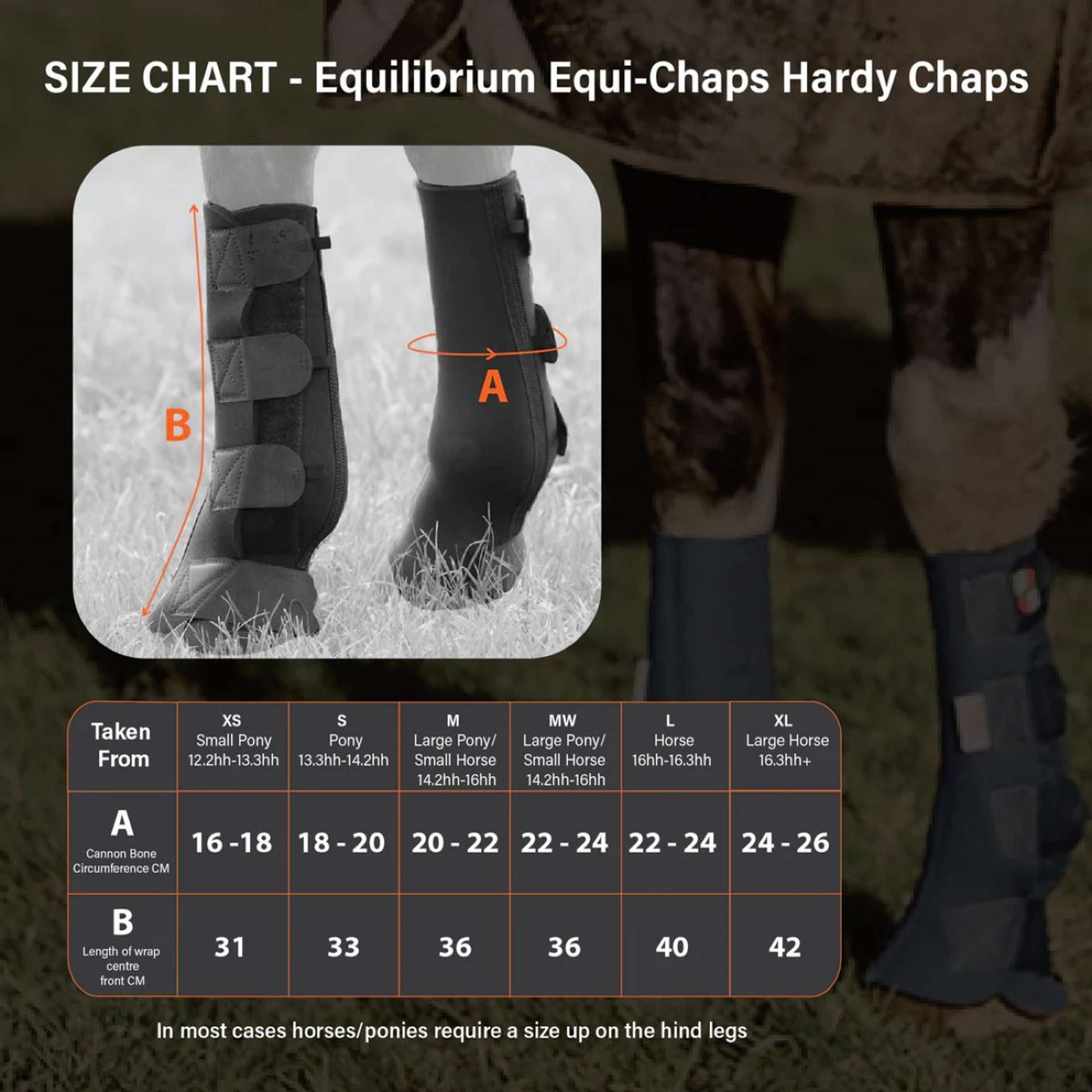Equilibrium Leg Protectors Equi-Chaps Hardy Navy