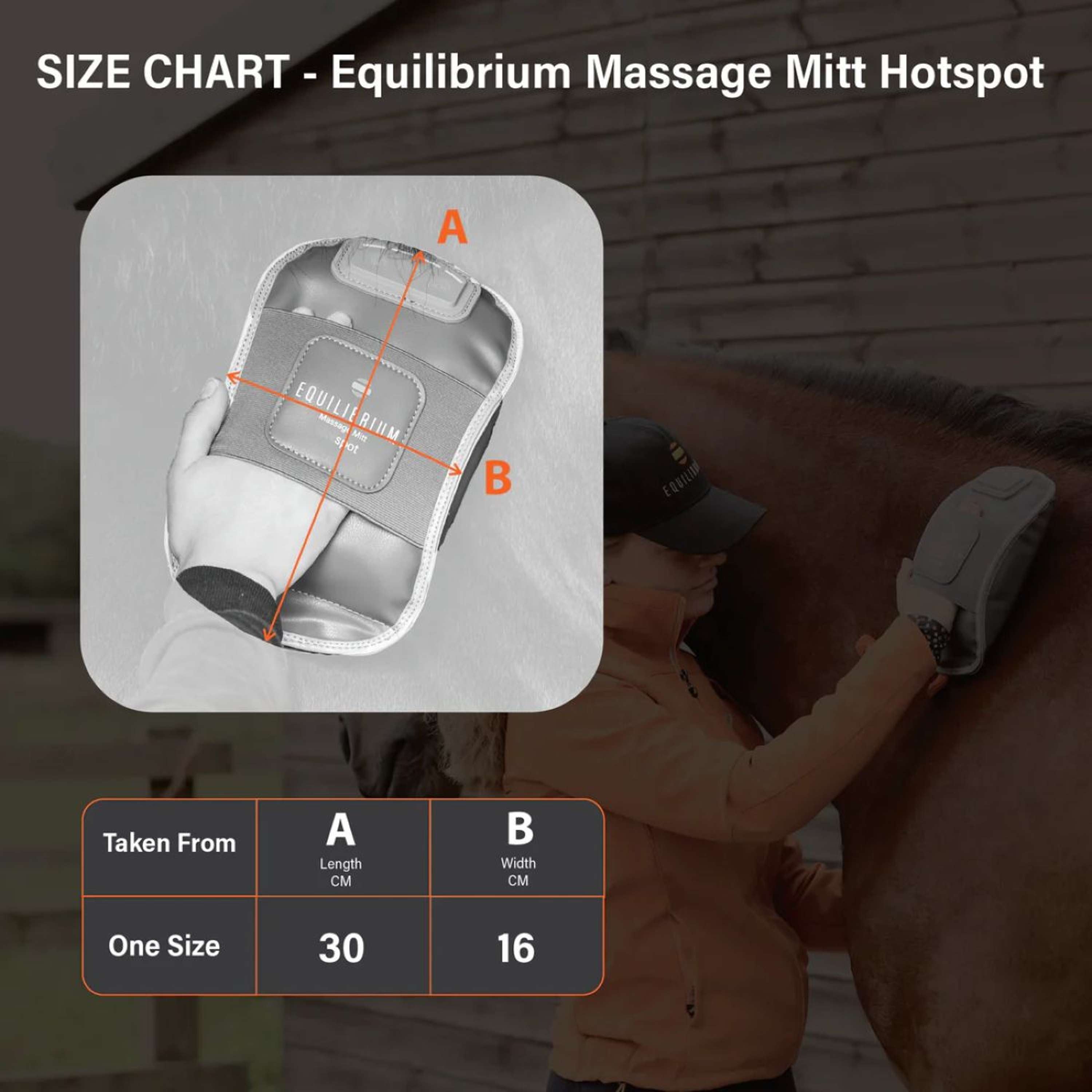 Equilibrium Massage glove Hotspot Grey