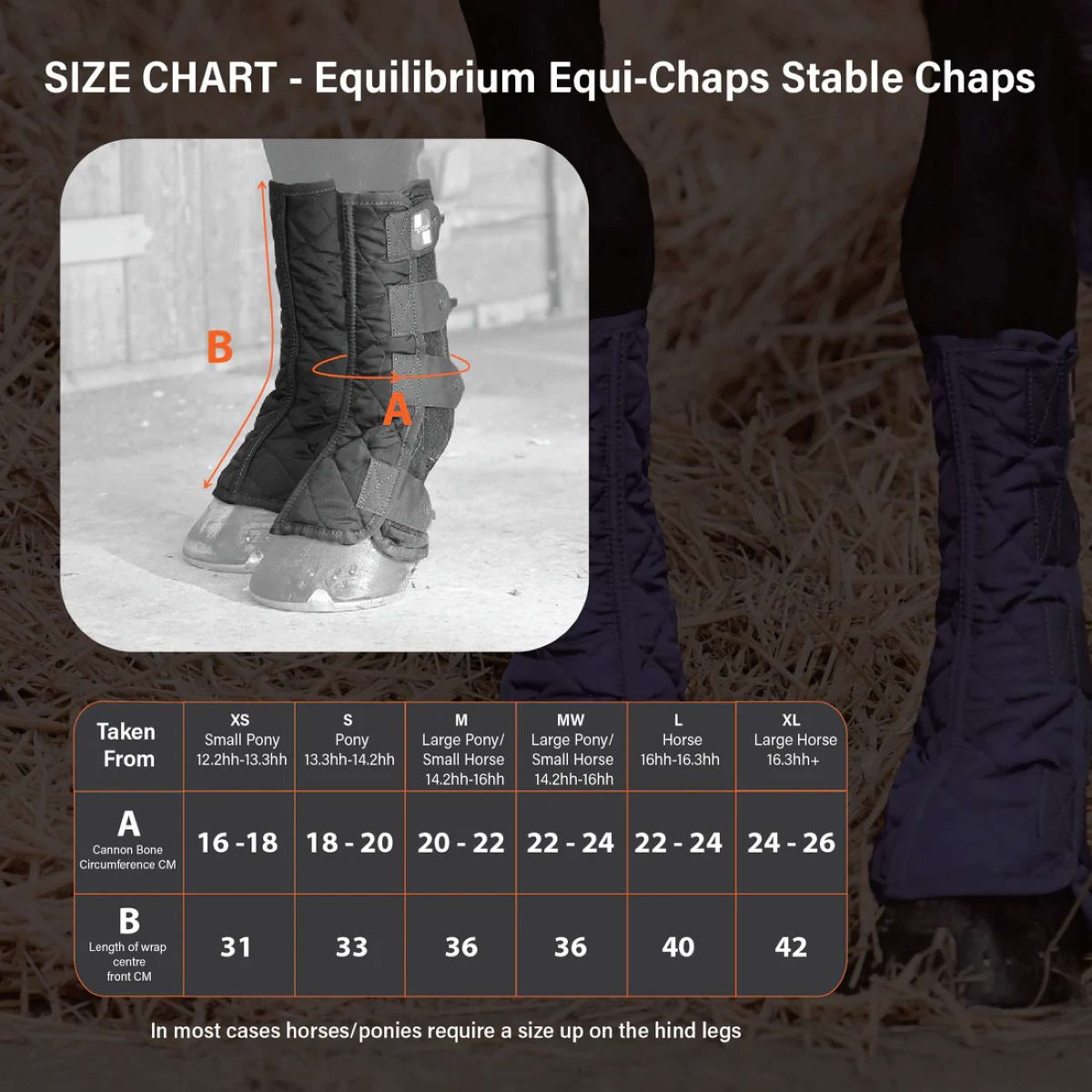 Equilibrium Leg Protectors Equi-Chaps Stable Navy