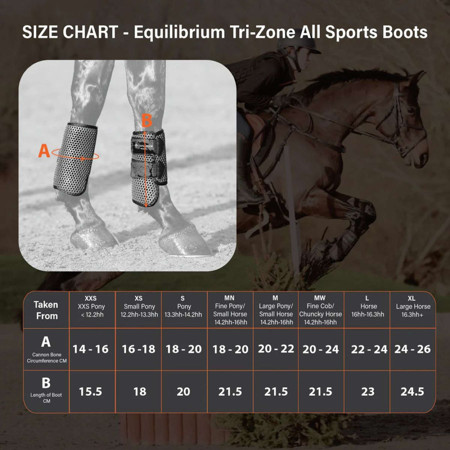 Equilibrium Leg Protectors Tri-Zone All Sports Black