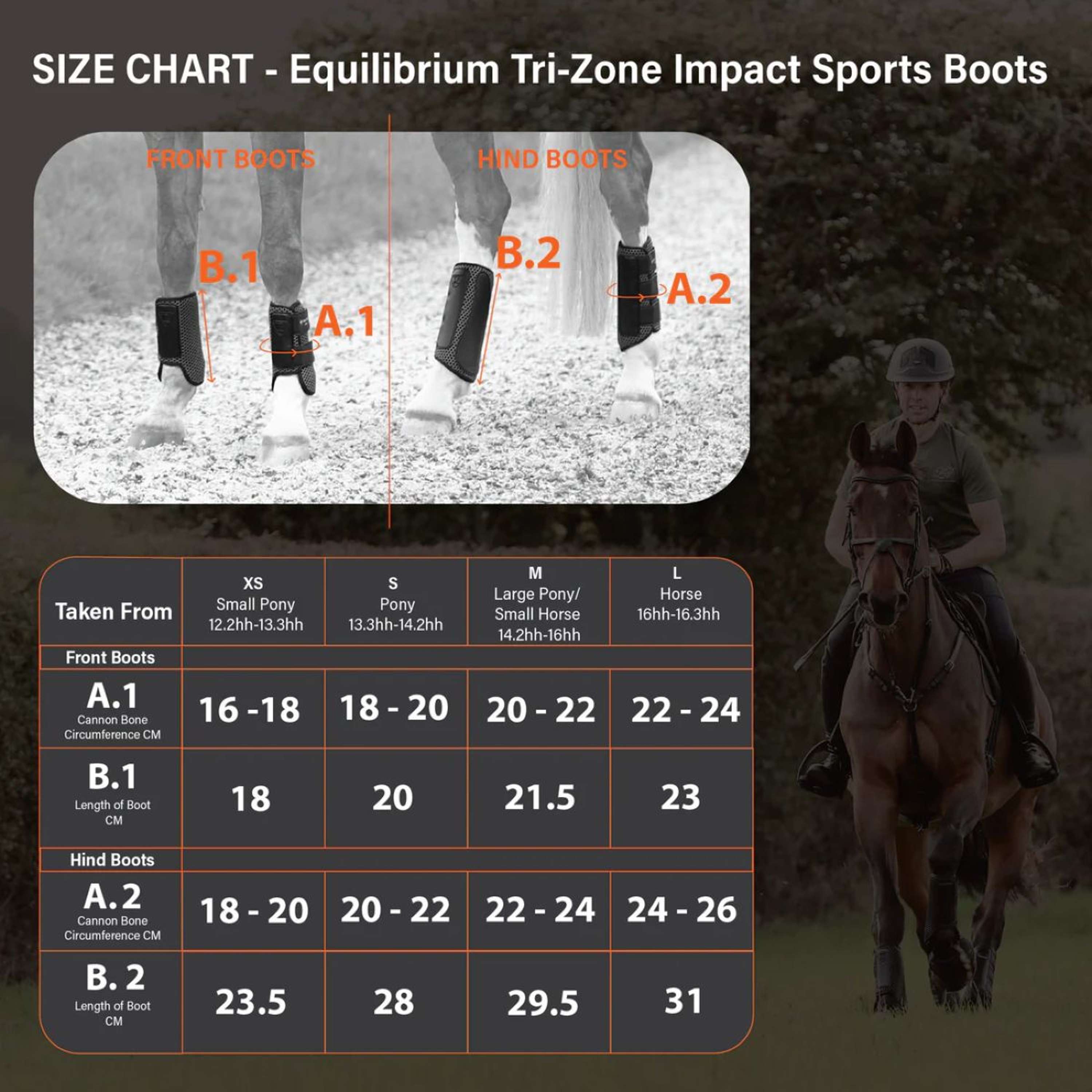 Equilibrium Leg Protectors Tri-Zone Impact Sports For Black