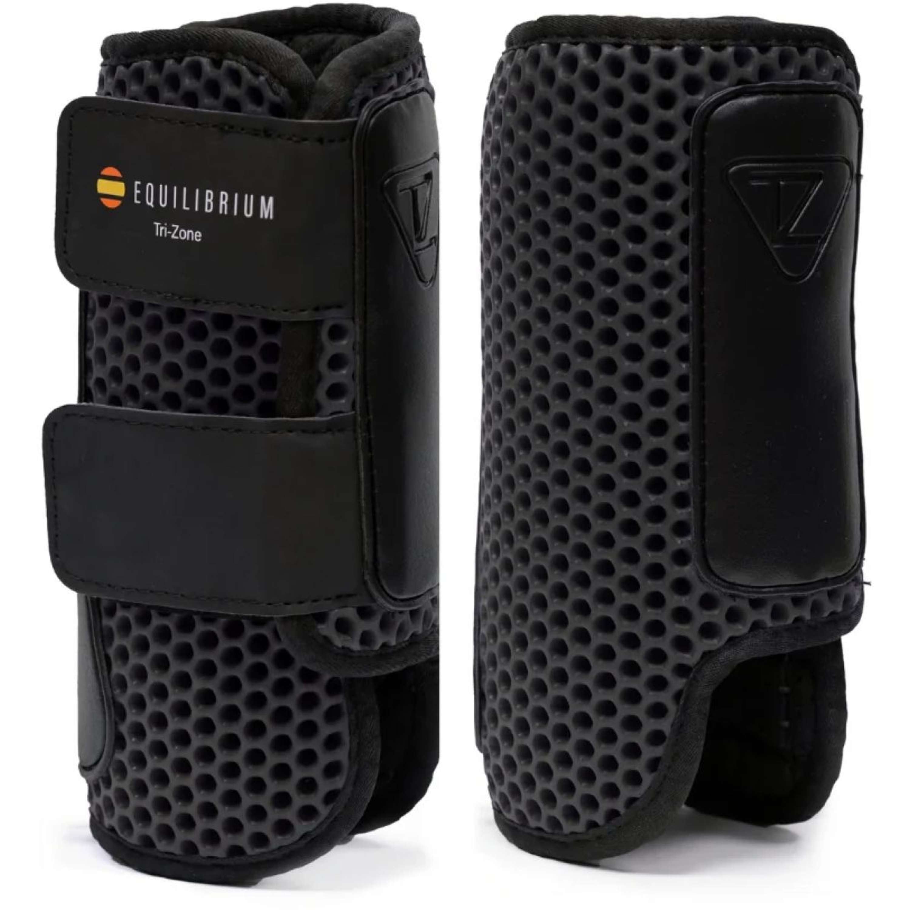 Equilibrium Leg Protectors Tri-Zone Impact Sports For Black