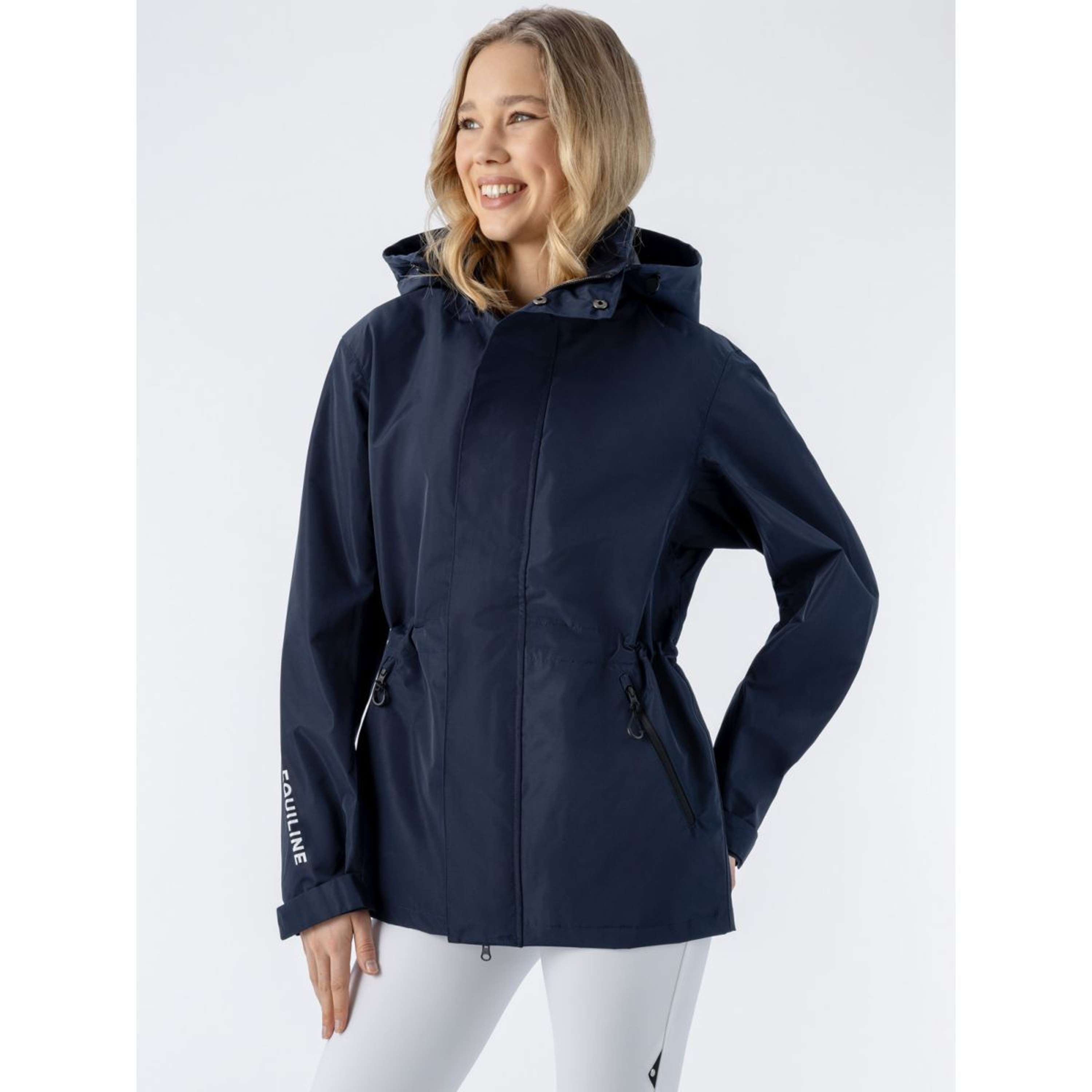 Equiline Rain Coat Eqrevek Navy