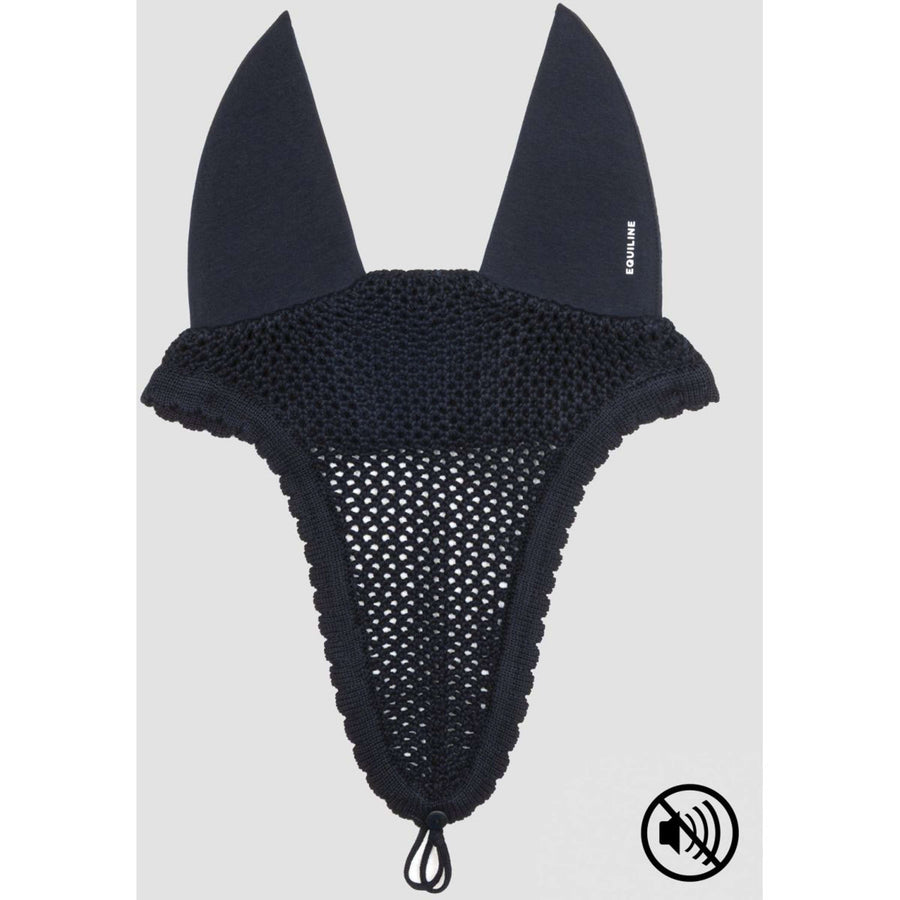 Equiline Ear Bonnet Ruben Soundproof with a Loop Navy