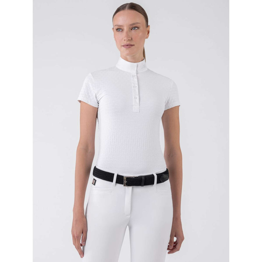 Equiline Competition Shirt Camberk White