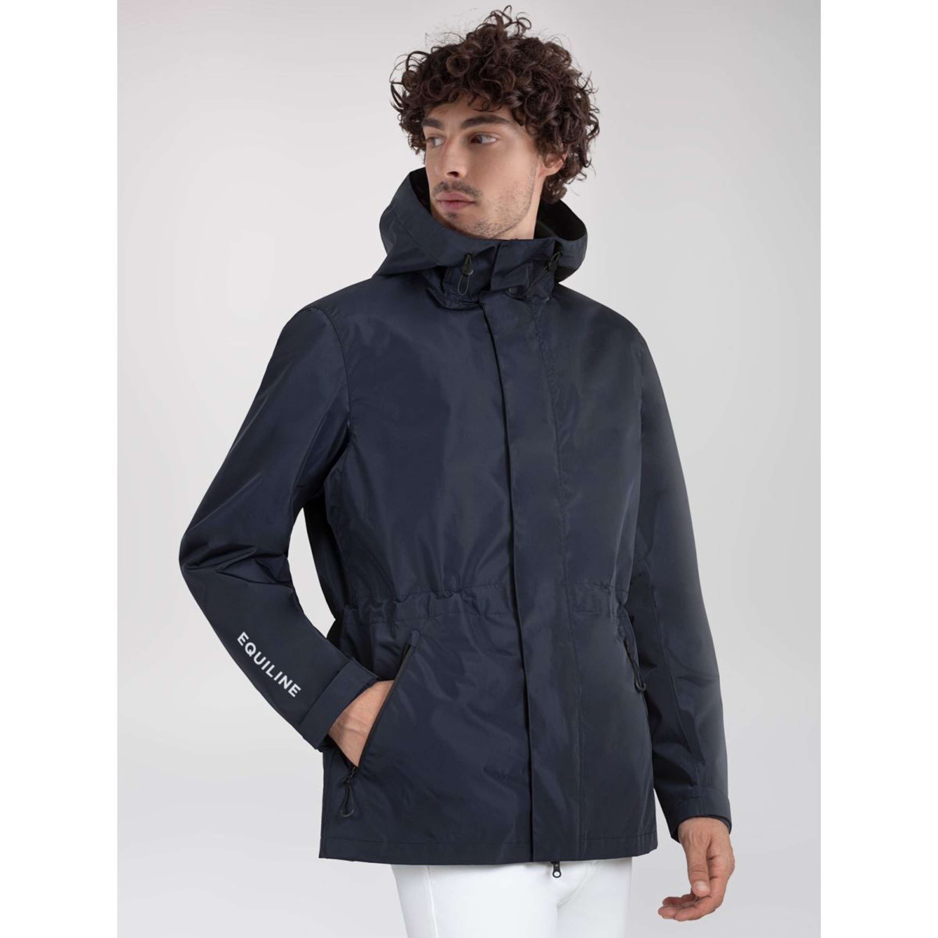 Equiline Rain Coat Eqrevek Navy