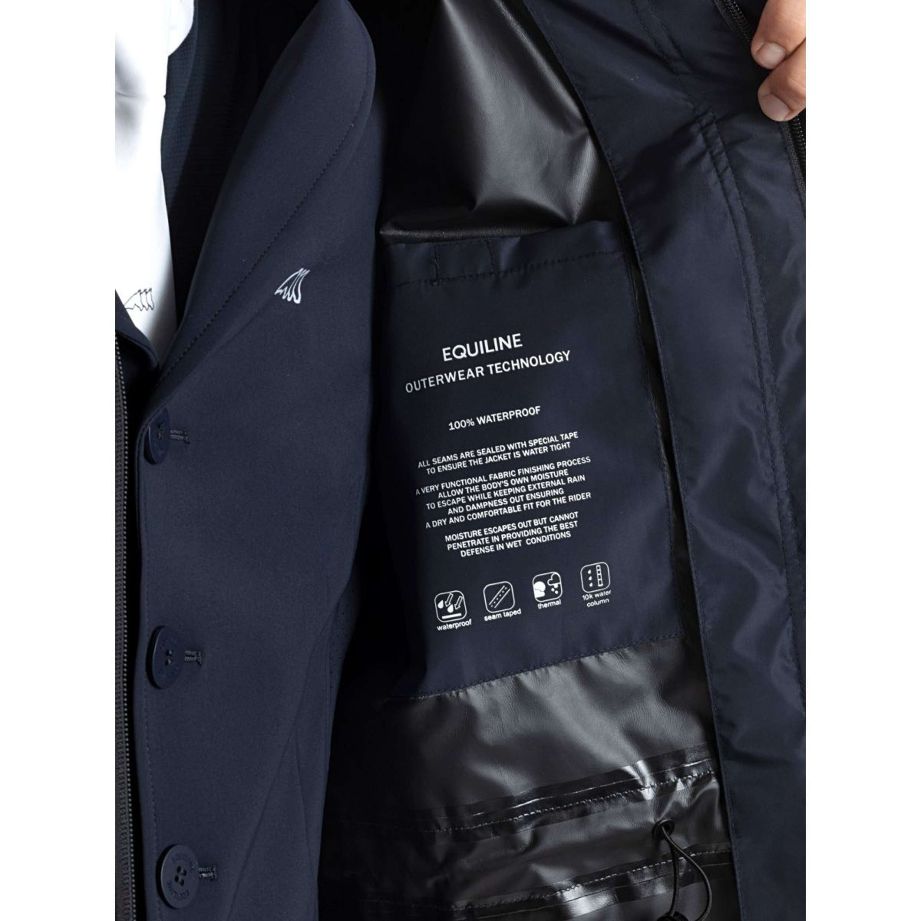 Equiline Rain Coat Eqrevek Navy