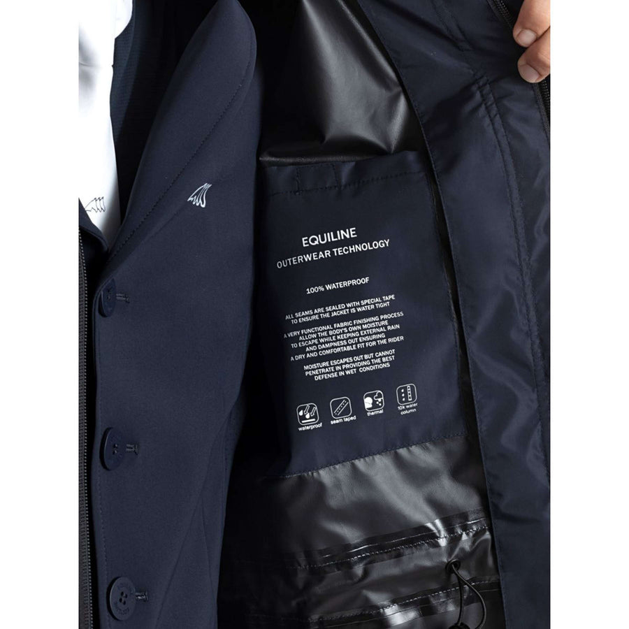 Equiline Rain Coat Eqrevek Navy