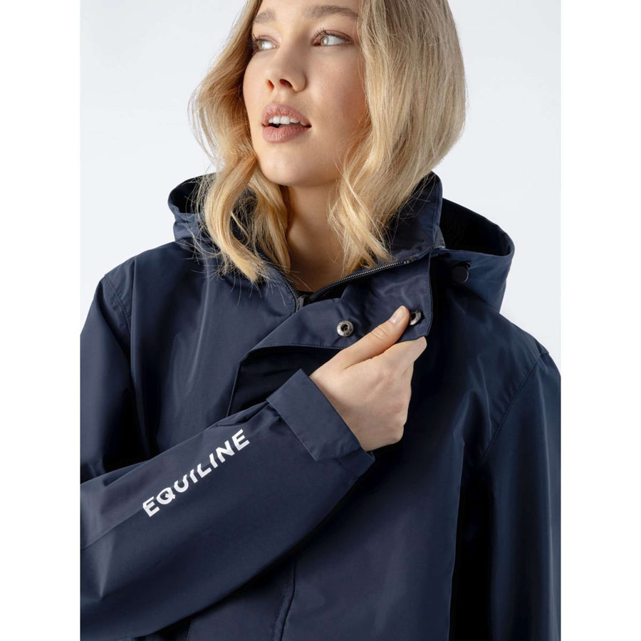 Equiline Rain Coat Eqrevek Navy