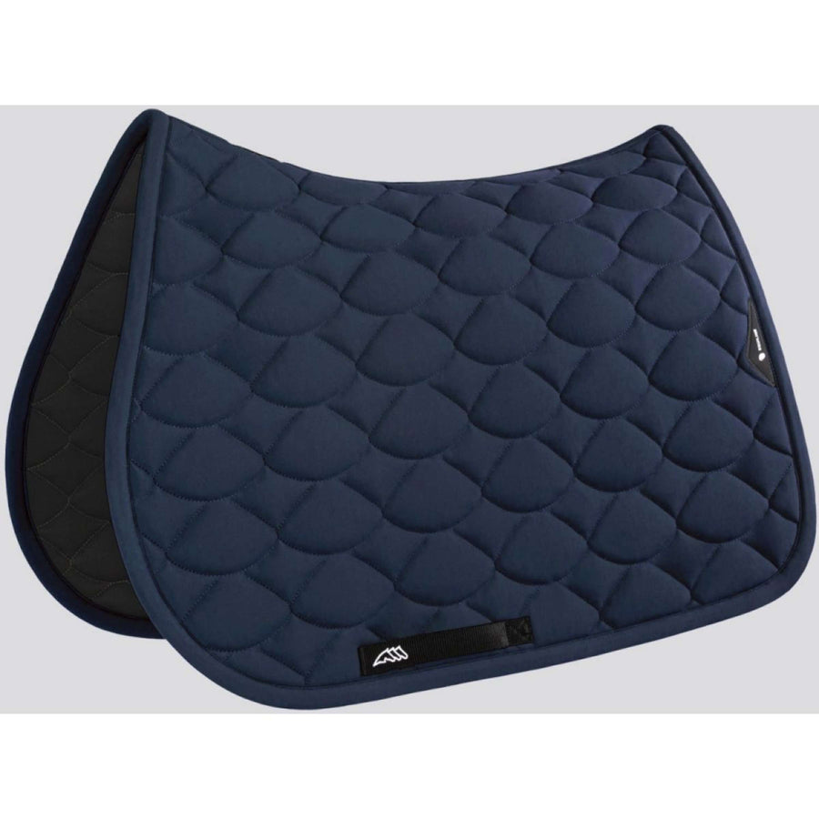 Equiline Saddlepad Tech-Almond Eqalmond Jumping Navy