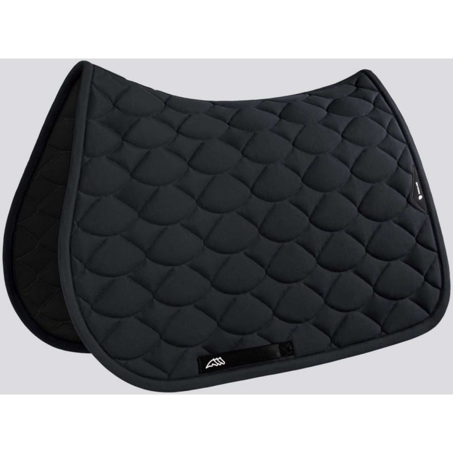 Equiline Saddlepad Tech-Almond Eqalmond Jumping Black