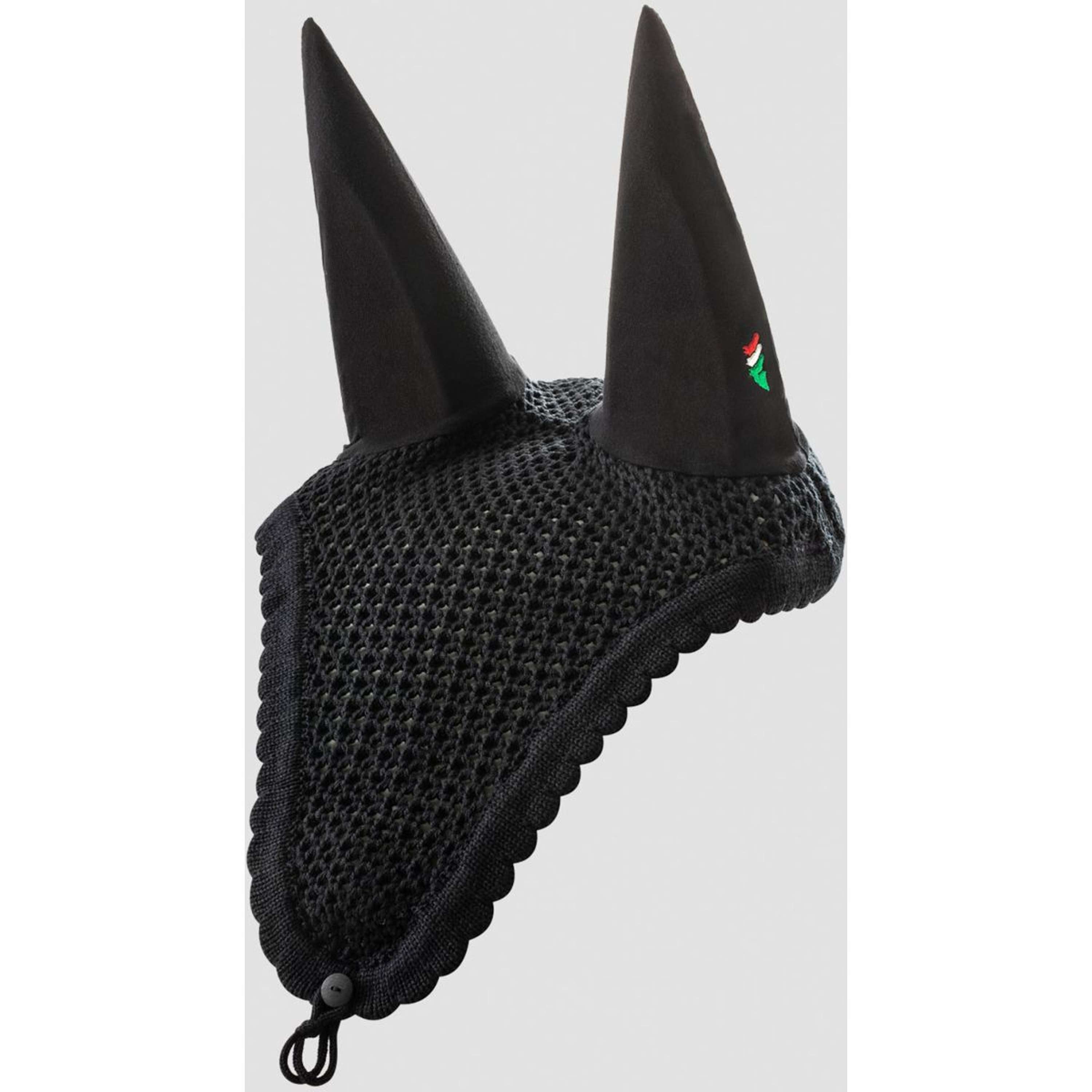 Equiline Ear Bonnet Loop Black